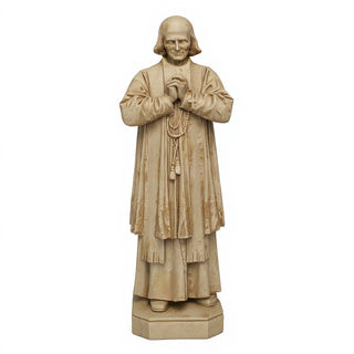 Saint John Vianney Statue - 13-inch — Museum Terracotta finish