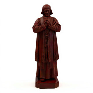 Saint John Vianney Statue - 13-inch — Rust finish