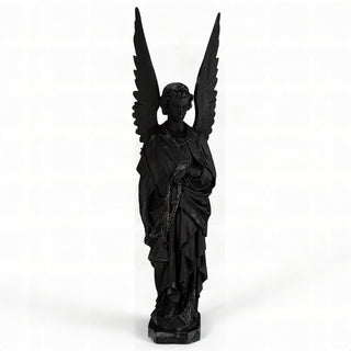 Incense Angel, Left Statue - 96-inch — Dusted Black finish