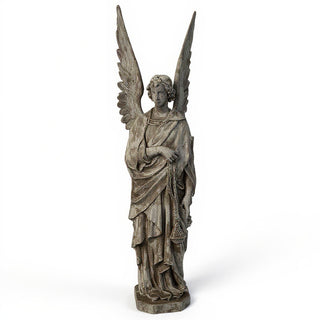 Incense Angel, Right Statue - 96-inch — Antique Stone finish