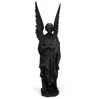 Incense Angel, Right Statue - 96-inch — Dusted Black finish