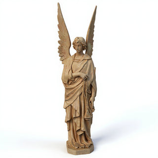 Incense Angel, Right Statue - 96-inch — Dusted Sand finish