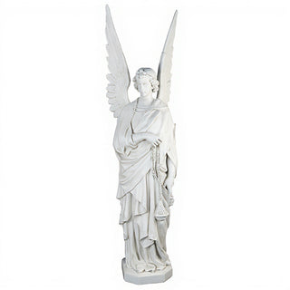 Incense Angel, Right Statue - 96-inch — Flat White finish