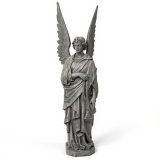 Incense Angel, Right Statue - 96-inch — Old Stone finish