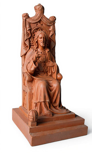 Christ The King Seated Statue - 22-inch