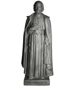 Father Marquette Statue - 74-inch