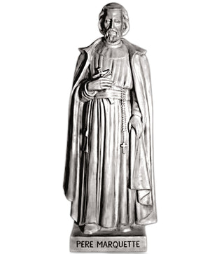 Father Marquette Statue - 74-inch