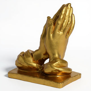 Praying Hands - 9-inch — Antique Gold finish
