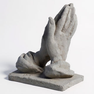 Praying Hands - 9-inch — Antique Stone finish