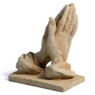 Praying Hands - 9-inch — Gothic Stone finish