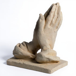 Praying Hands - 9-inch — Museum Terracotta finish