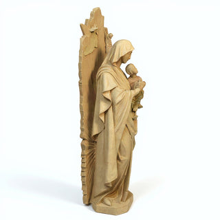 Our Lady of Perpetual Help with Sunburst Statue - 73-inch — Dusted Sand finish
