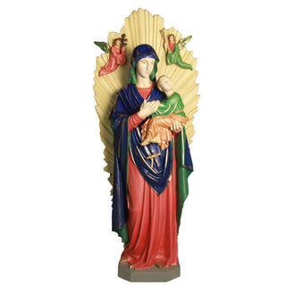 Lady of Perpetual Help w/Sunbu Statue - 73-inch - Realistic Color - Hand-Painted