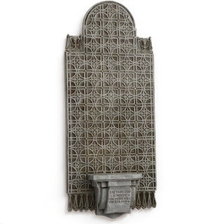 Bracket and Back Wall Bracket - 34-inch — Antique Stone finish