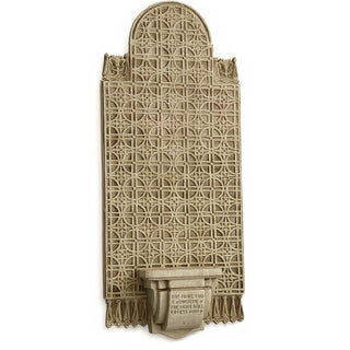 Bracket and Back Wall Bracket - 34-inch — Museum Terracotta finish