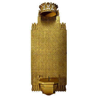 Bracket and Back Wall Bracket - 54-inch — Antique Gold finish