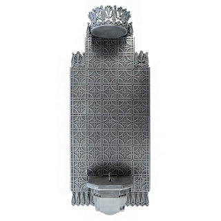Bracket and Back Wall Bracket - 54-inch — Antique Silver finish