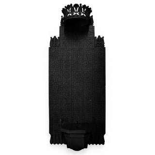 Bracket and Back Wall Bracket - 54-inch — Dusted Black finish