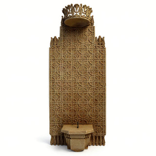 Bracket and Back Wall Bracket - 54-inch — Gothic Stone finish