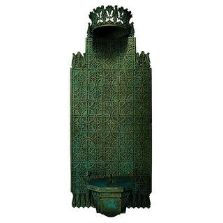 Bracket and Back Wall Bracket - 54-inch — Green Bronze finish
