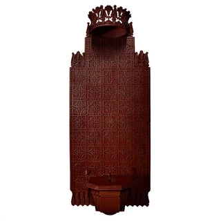 Bracket and Back Wall Bracket - 54-inch — Rust finish