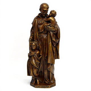 Saint Vincent de Paul Statue - 24-inch — Bronze finish