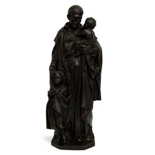 Saint Vincent de Paul Statue - 24-inch — Iron finish
