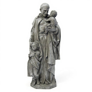 Saint Vincent de Paul Statue - 24-inch — Old Stone finish