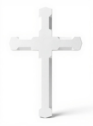 Church Top Cross - 53-inch — Flat White finish