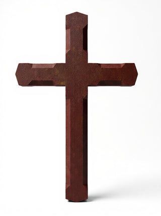 Church Top Cross - 53-inch — Rust finish
