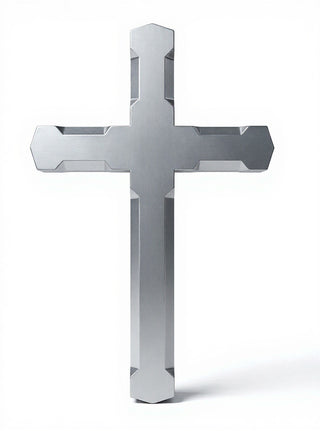 Church Top Cross - 53-inch — Silver finish