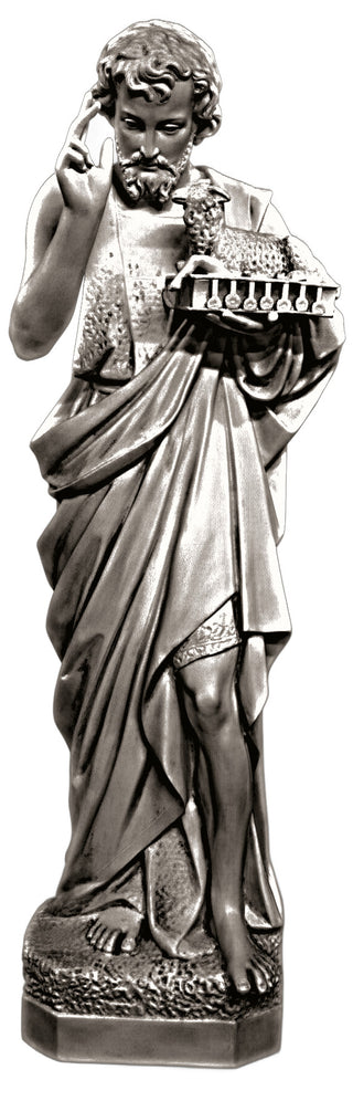 Saint John w/ Sheep Statue - 65-inch