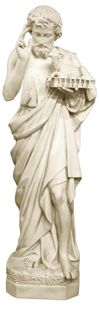 Saint John w/ Sheep Statue - 65-inch