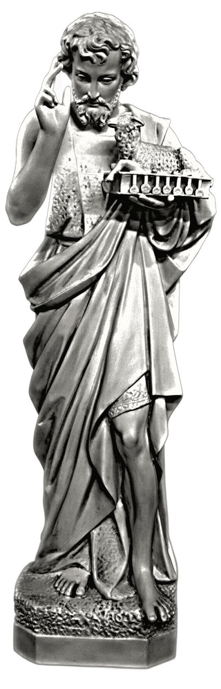 Saint John w/ Sheep Statue - 65-inch
