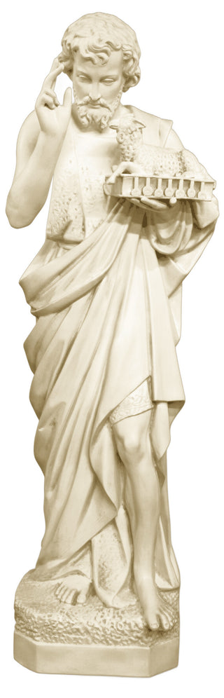 Saint John w/ Sheep Statue - 65-inch