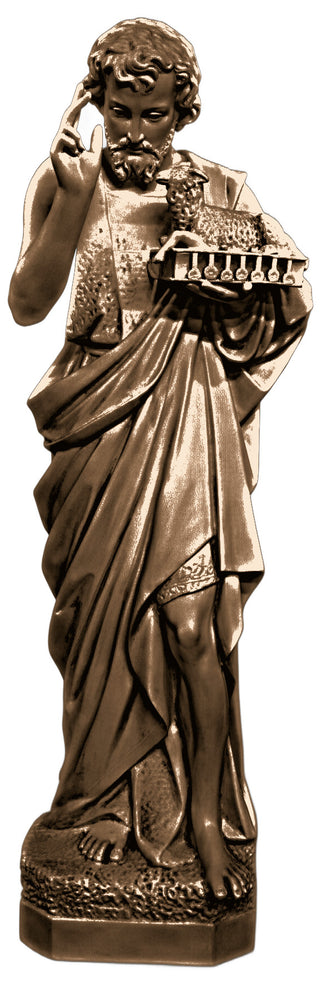 Saint John w/ Sheep Statue - 65-inch