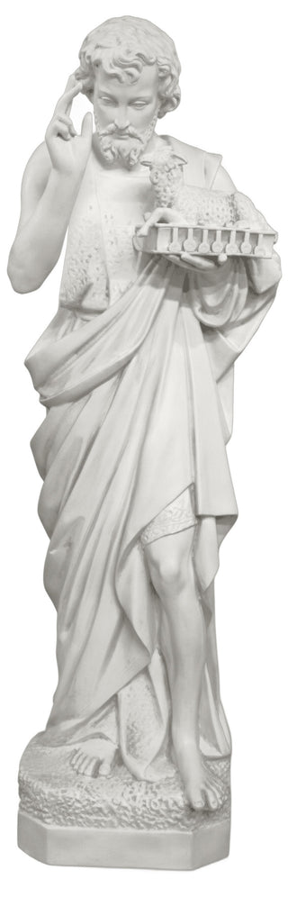 Saint John w/ Sheep Statue - 65-inch