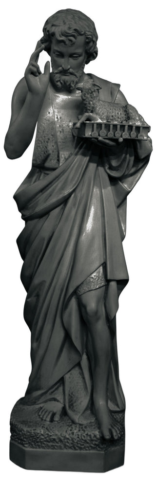 Saint John w/ Sheep Statue - 65-inch