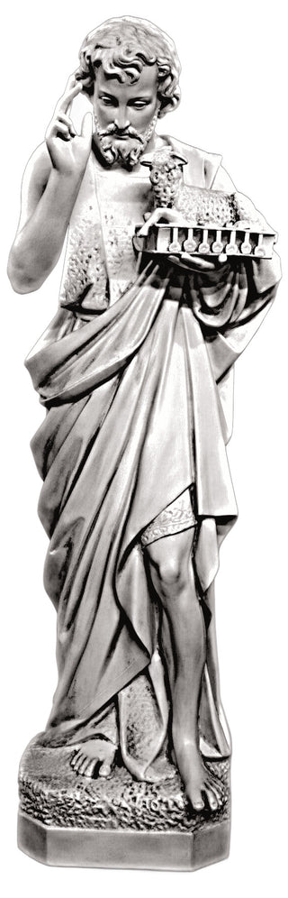Saint John w/ Sheep Statue - 65-inch