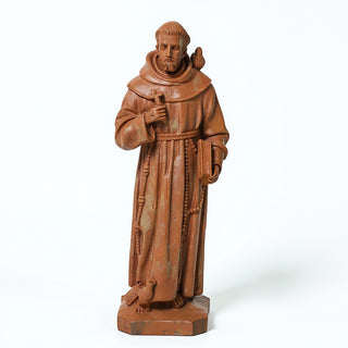 Saint Francis of Assisi with Birds Statue - 24.5-inch — Metro finish