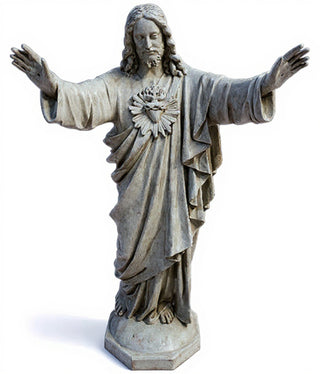 SACRED HEART (HANDS UP) 60" Statue - 60-inch