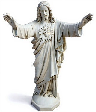 SACRED HEART (HANDS UP) 60" Statue - 60-inch