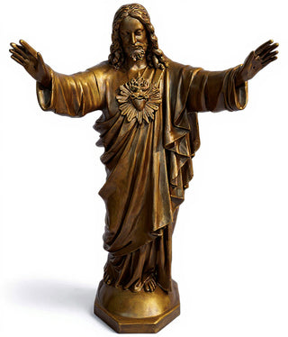 SACRED HEART (HANDS UP) 60" Statue - 60-inch