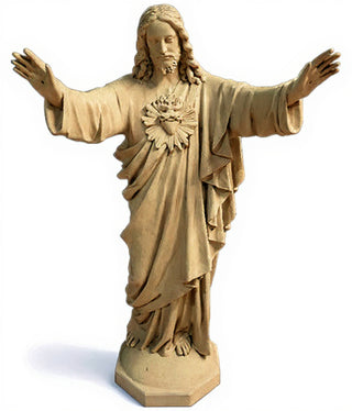 SACRED HEART (HANDS UP) 60" Statue - 60-inch