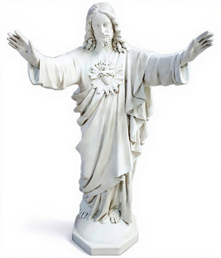 SACRED HEART (HANDS UP) 60" Statue - 60-inch