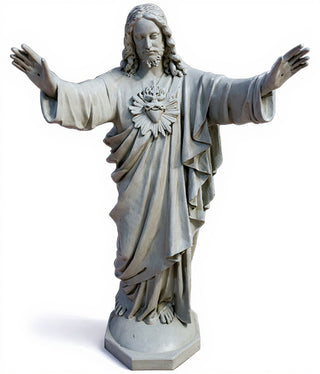 SACRED HEART (HANDS UP) 60" Statue - 60-inch