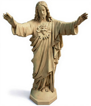 SACRED HEART (HANDS UP) 60" Statue - 60-inch