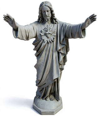 SACRED HEART (HANDS UP) 60" Statue - 60-inch