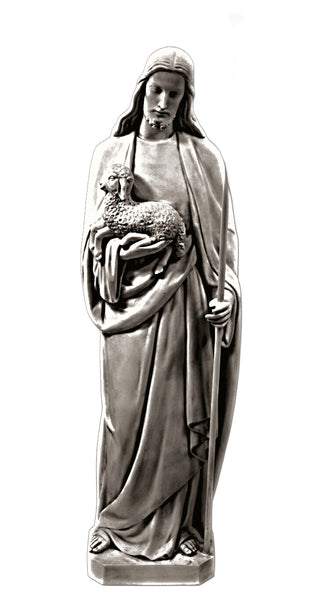 Jesus With Lamb 60-inch Statue - 60-inch