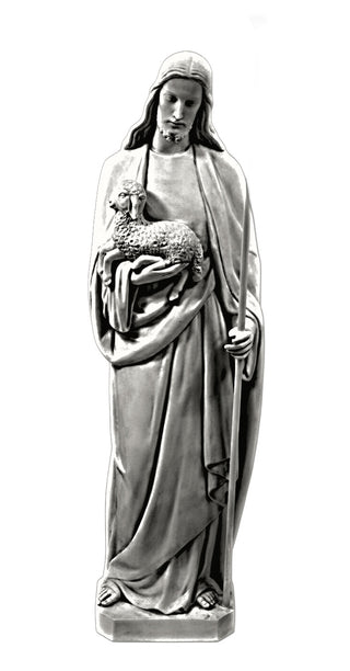 Jesus With Lamb 60-inch Statue - 60-inch